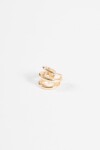 Earcuff triple dorado