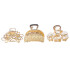 Broches pinzas dorada(OW2219) Broches Pinzas Dorada(ow2219)