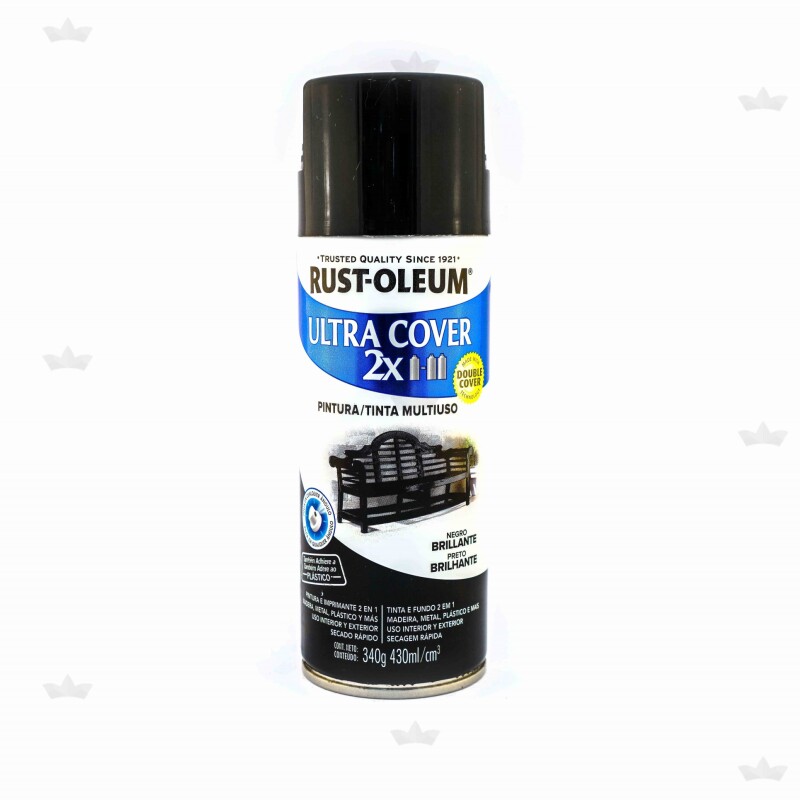 AEROSOL ULTRA COVER 2X NEGRO BRILLANTE- 340GR AEROSOL ULTRA COVER 2X NEGRO BRILLANTE- 340GR