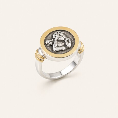 Anillo Angel - Plata y Oro Anillo Angel - Plata y Oro