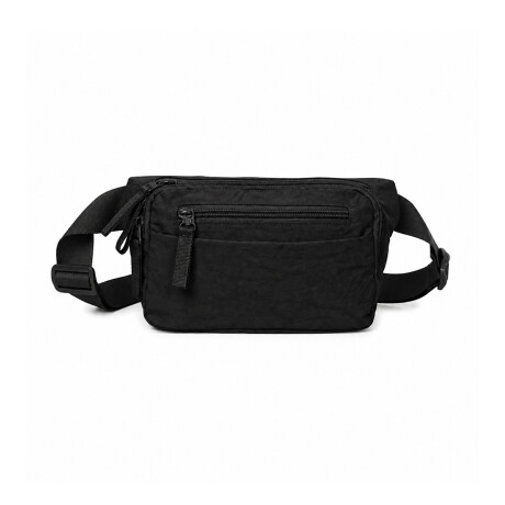 Riñonera ajustable con bolsillos Negro