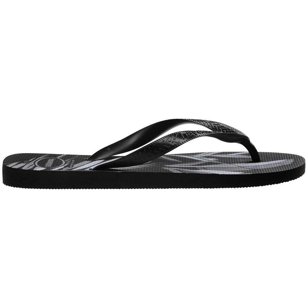 Sandalias Havaianas Aloha Hombre Negro/Negro/Gris