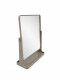 ESPEJO CUADRADO CON BASE BEIGE