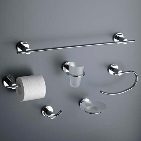 TOALLERO ARO METAL LIBBY CROMO BRILLO ACERO INOXIDABLE CROMO