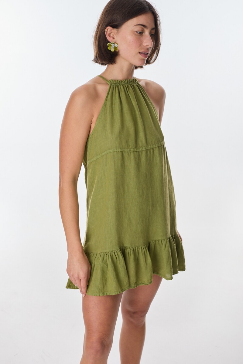 Vestido Lola Verde Militar