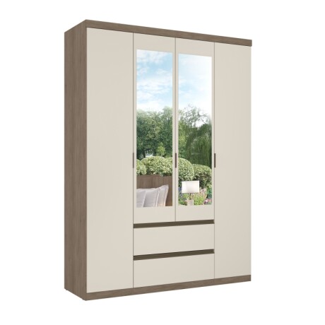 PLACARD NOBRE 4P CON 2 ESPEJO BLANCO PLACARD NOBRE 4P CON 2 ESPEJO BLANCO