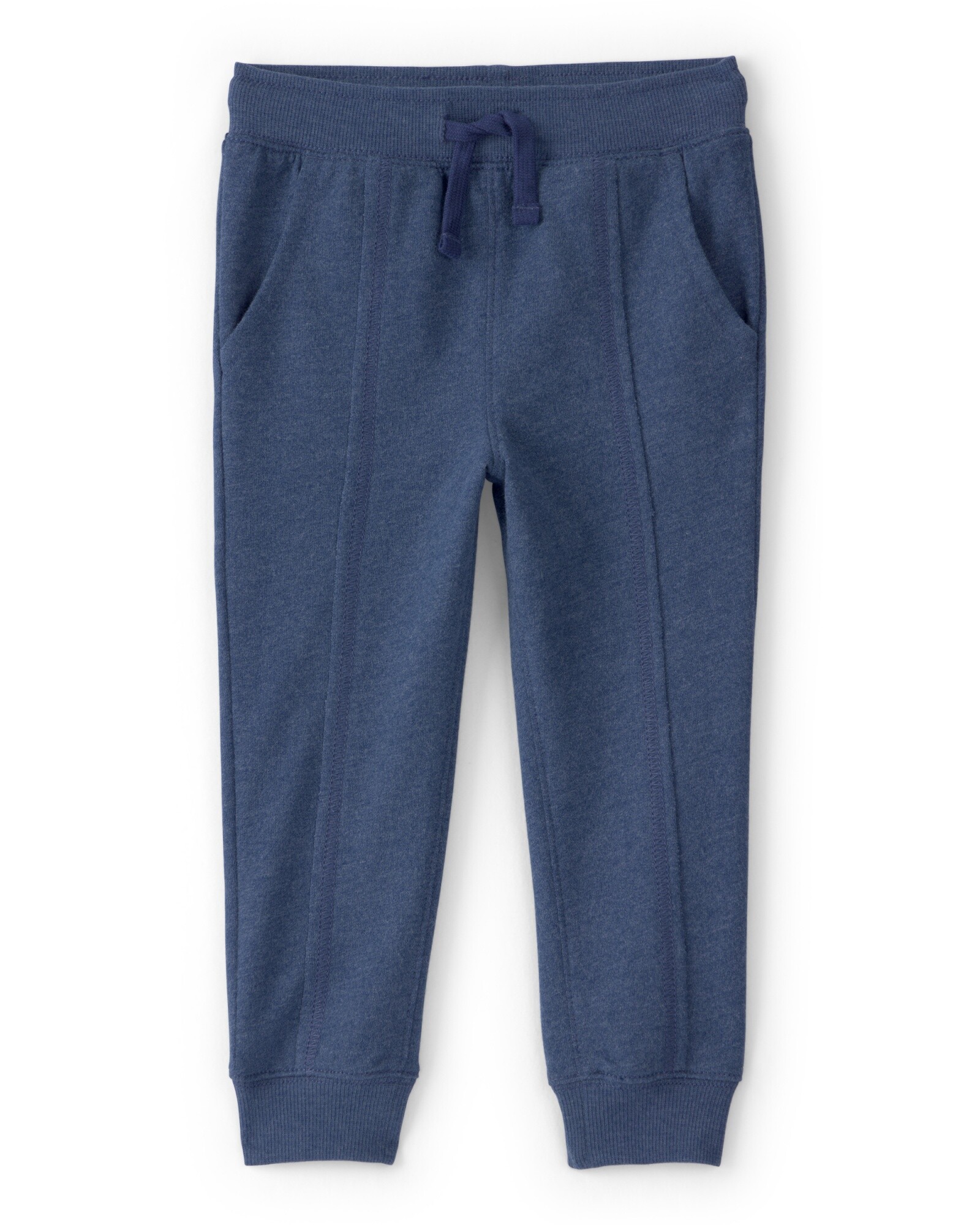 Pantalón deportivo de algodón, azul marino Sin color
