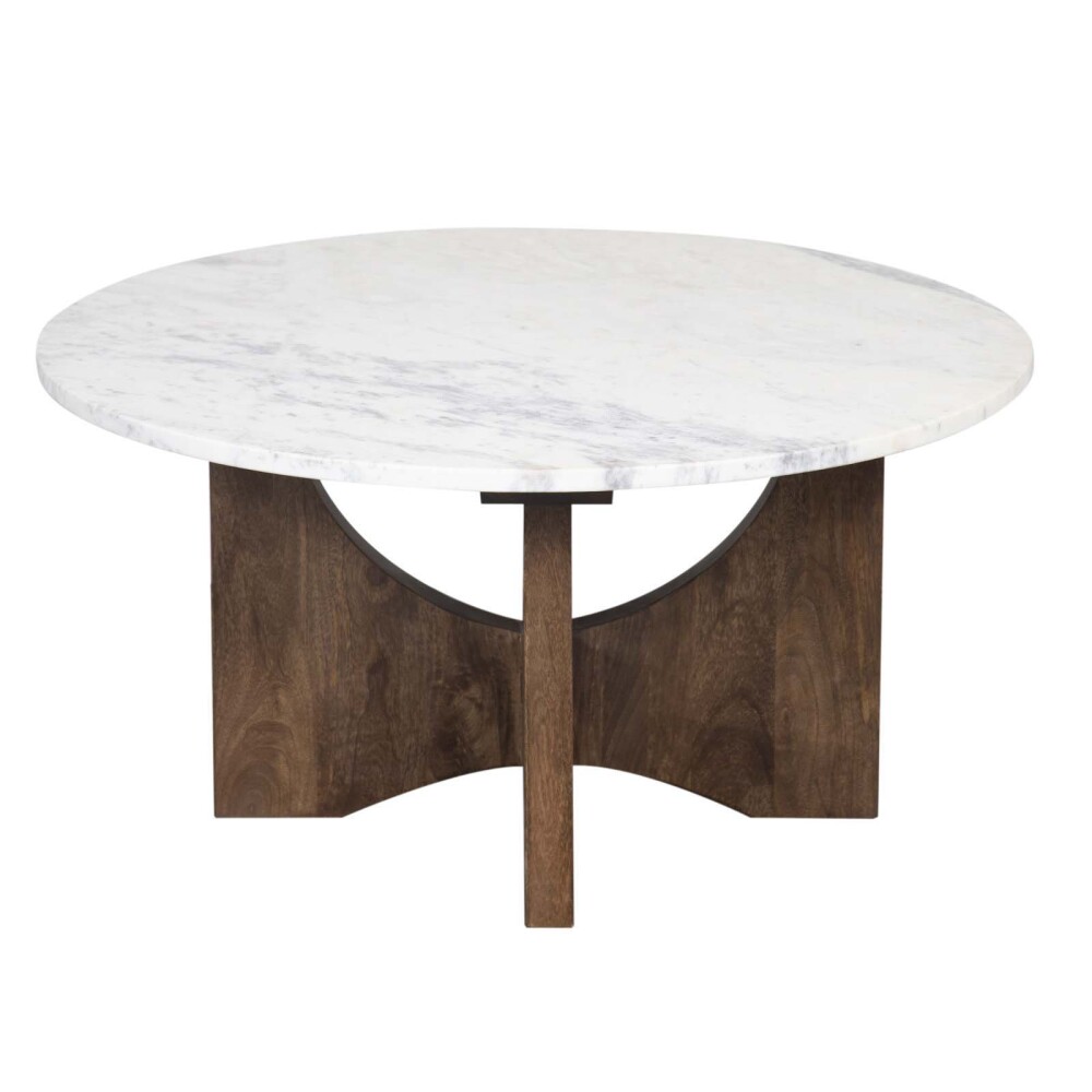 MESA RATONA MADERA-Y-MARMOL MARRON LEONA CASTAÑO