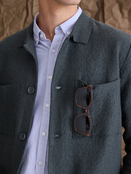 OVERSHIRT PIAUTOS VERDE OSCURO