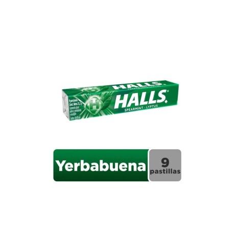 Paquete de Pastillas Halls Yerbabuena 25.2GR 001