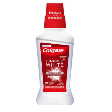 Enjuague Bucal Colgate Luminous White Xd 250ml Enjuague Bucal Colgate Luminous White Xd 250ml