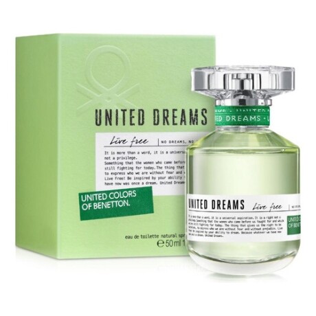 Perfume Benetton United Dreams Live Free For Her EDT 50ml Original Perfume Benetton United Dreams Live Free For Her EDT 50ml Original