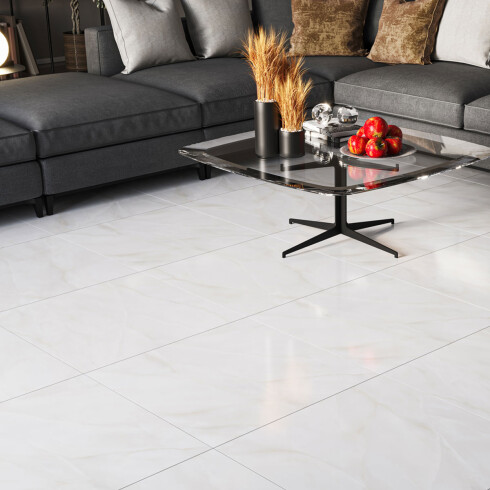 Cerámica Piso y Pared 60x60 Blanco Brillo GAMAS DE BLANCO