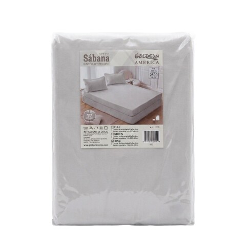 JGO DE SABANA KING GRIS CL 200X205+40CM 3PZAS Unica