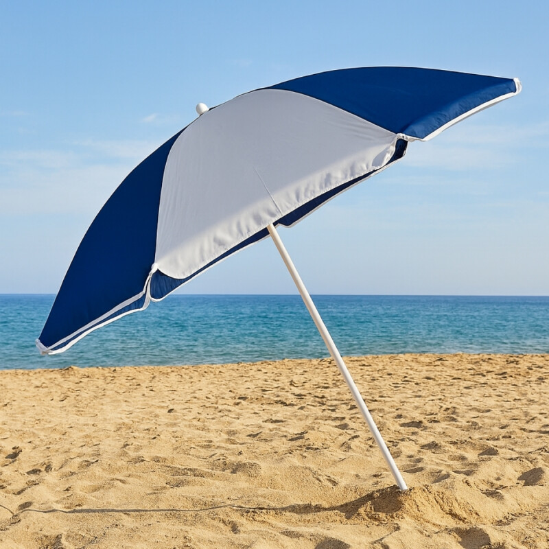 Set x2 Silla Alta Conforto Sannet + Sombrilla AZUL