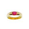 Anillo Solitario-Oro Bajo-Piedra Rubi-AN8135 conpiedra