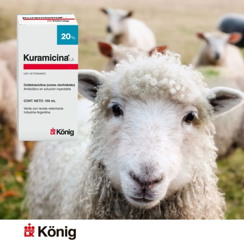 KURAMICINA L.A. – ANTIBIÓTICO INYECTABLE DE ACCIÓN PROLONGADA PARA BOVINOS, OVINOS Y PORCINOS – 100 ML KURAMICINA L.A. – ANTIBIÓTICO INYECTABLE DE ACCIÓN PROLONGADA PARA BOVINOS, OVINOS Y PORCINOS – 100 ML
