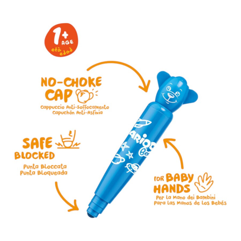 Marcadores Carioca Baby x6 Unidades Marcadores Carioca Baby x6 Unidades