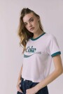 REMERA DE MANGA CORTA COKE Blanco