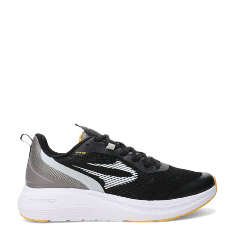 Championes Unisex Topper Stance 3 Negro - Gris