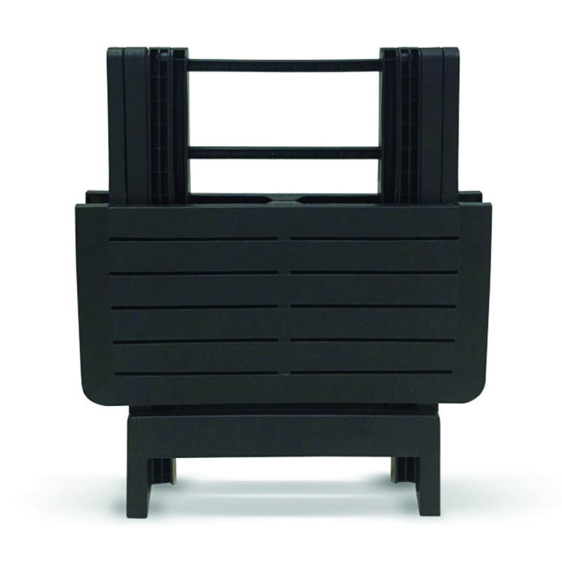 Mesa plegable de jardín resistente NEGRO