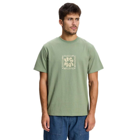 Remera Rhythm Grange Vintage Verde