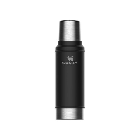 Termo Stanley Classic 940 ml con Tapón Cebador Negro