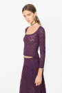 TOP JOSEPHINE Bordo