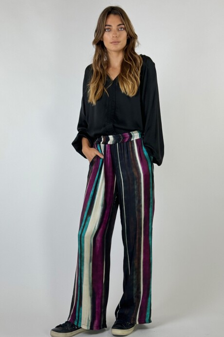 PANTALÓN BEATRICE PRINT II - PURPURA