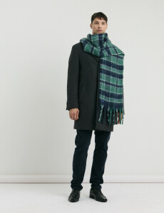 300260 SOBRETODO HARRINGTON LABEL Gris Oscuro