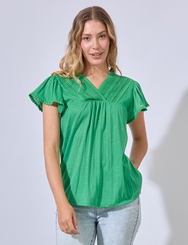 Blusa Puntilla VERDE