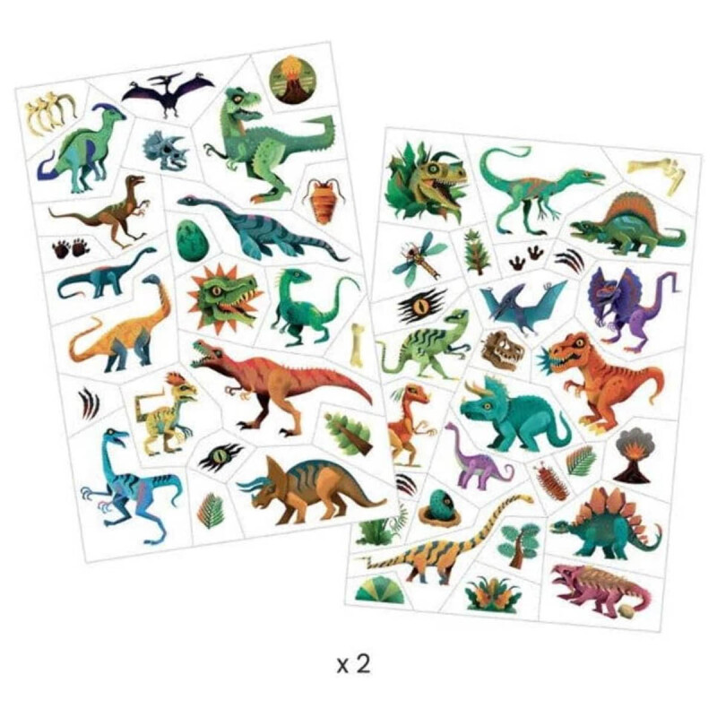 Tatuajes temporales Dino Club Djeco Tatuajes temporales Dino Club Djeco