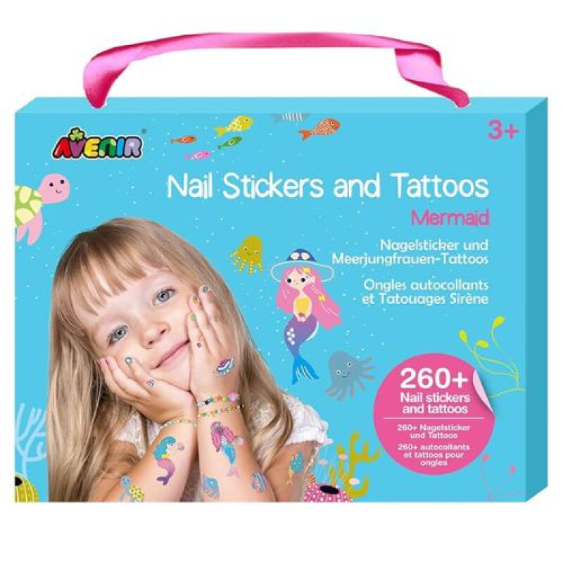 Set de Valija con stickers y Tatto- Sirenita Set De Valija Con Stickers Y Tatto- Sirenita