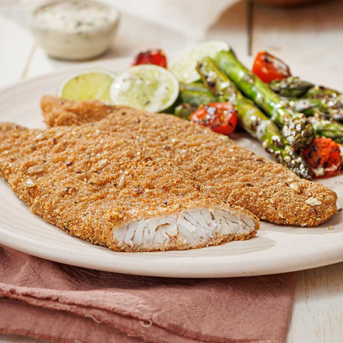 Milanesa merluza integral 1kg 