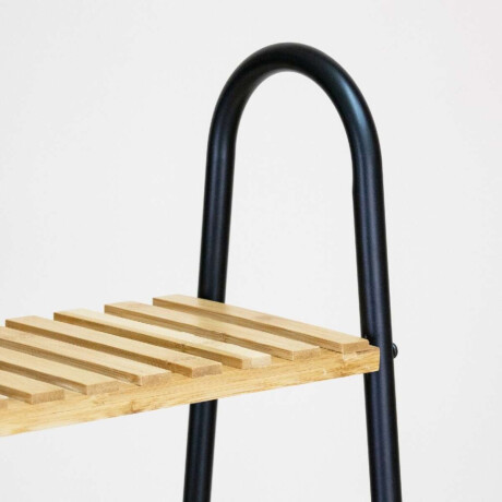 Estanteria 4 Niveles Bambu House Negro