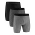 UA PERFORMANCE TECH - SOLID 9 IN 3PK GRY