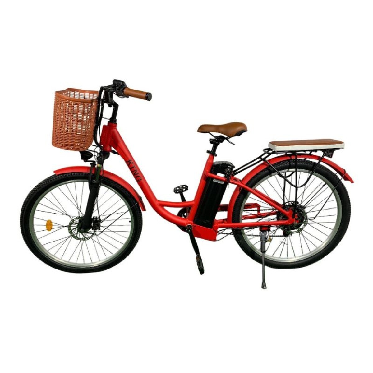 BICICLETA ELECTRICA RODADO 26 - ROJA 