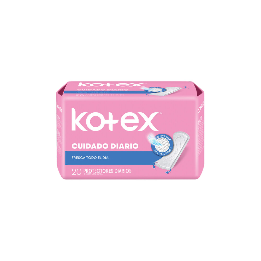 KOTEX PROTECTOR DIARIO CLOSE PAQ. X 20 U única