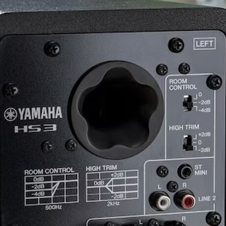 Par de monitores activos para estudio Yamaha HS3 BK Par de monitores activos para estudio Yamaha HS3 BK