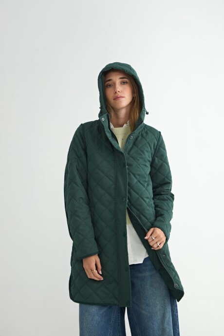 CAMPERA NEREA CON CAPUCHA Verde
