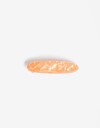Hebillas Francesas Acrilico Hebilla Francesa Baguette Foodie - Dorado