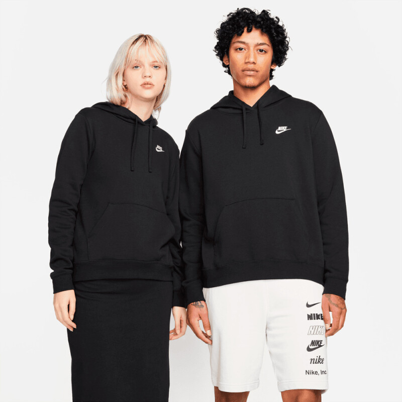 Abrigo Nike Sportswear Club Fleece de Mujer Negro