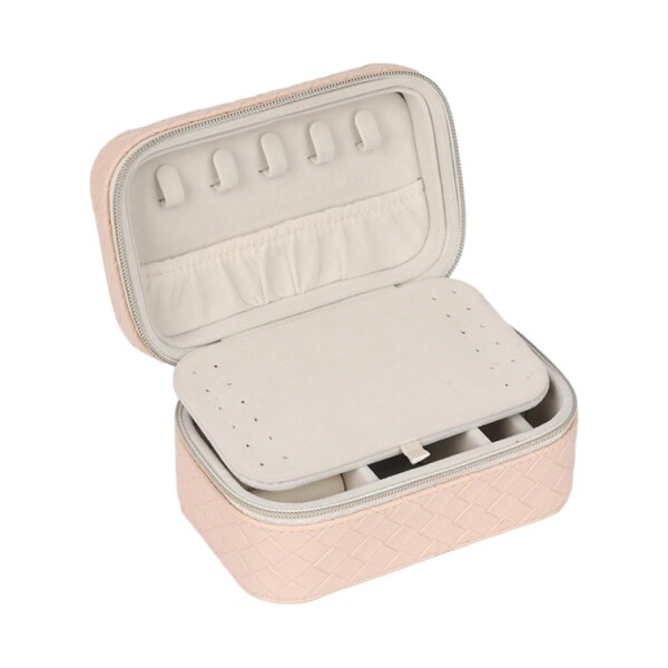 Organizador de joyas rosa