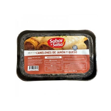 Canelones J Y Q .360 Gramos Sabor Y Salsa Canelones J Y Q .360 Gramos Sabor Y Salsa