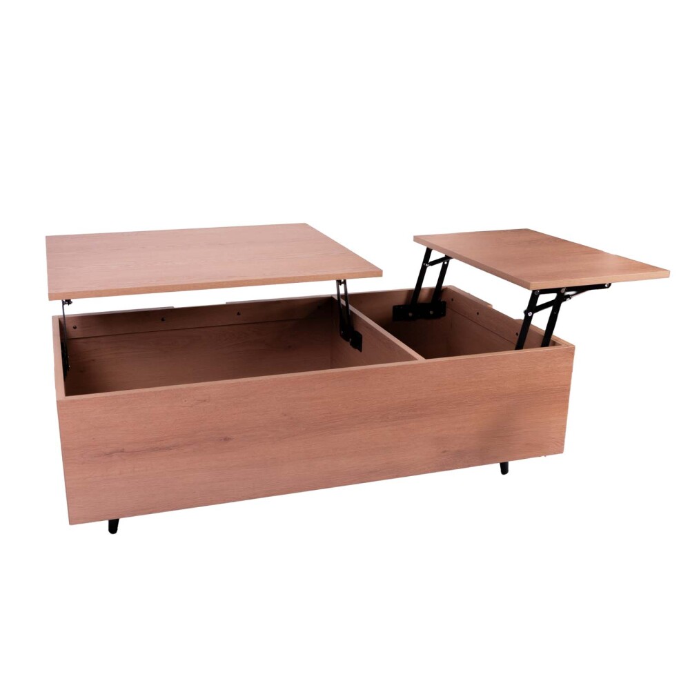 MESA RATONA REBATIBLE MELAMINA NATURAL-BEIGE ALELÍ NATURAL