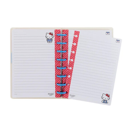 Cuaderno Mooving A5 c/ Discos Hello Kitty