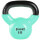 Pesa Rusa 6Kg Expert Hierro Macizo Kettlebell Mancuerna Recubierta Celeste