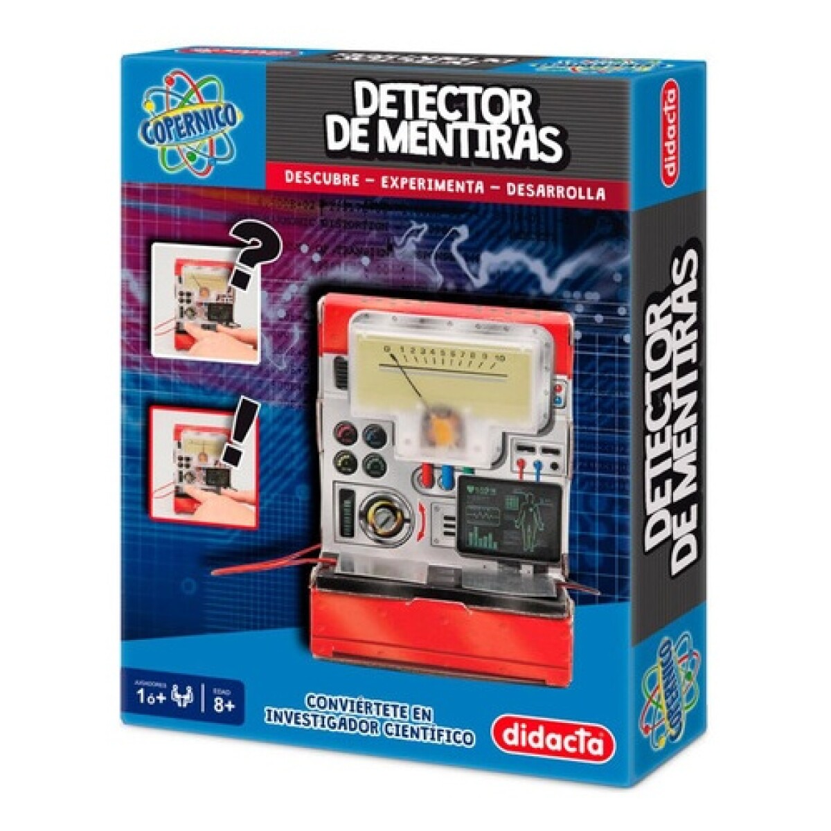 Juego de experimentos Didacta Detector de Mentiras 