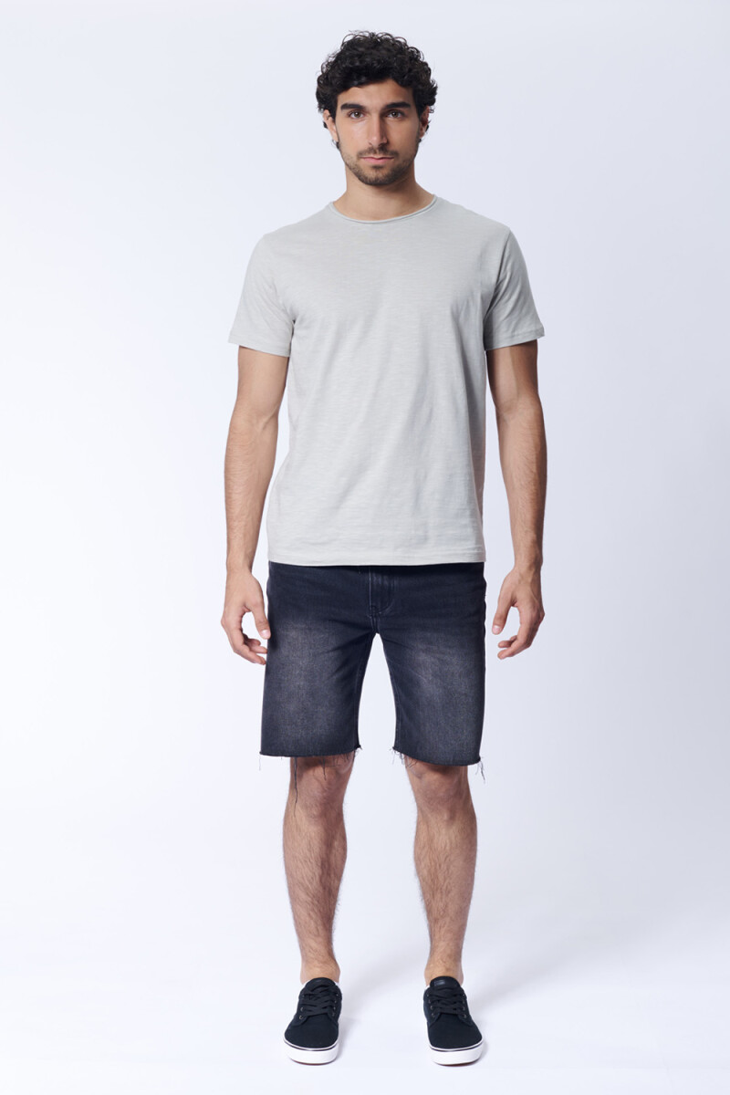 Remera slub Beige
