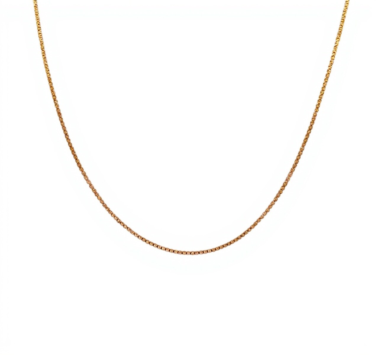Cadena cordon oro, cola de topo-Oro bajo -Sin Piedra-CD8008 - sinpiedra 